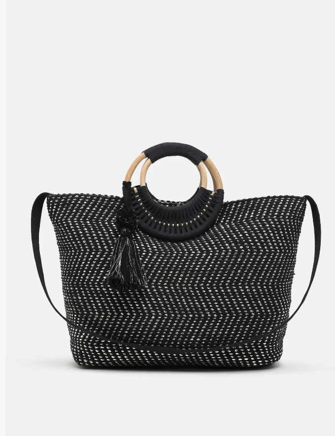 Cotton and Lurex Tote